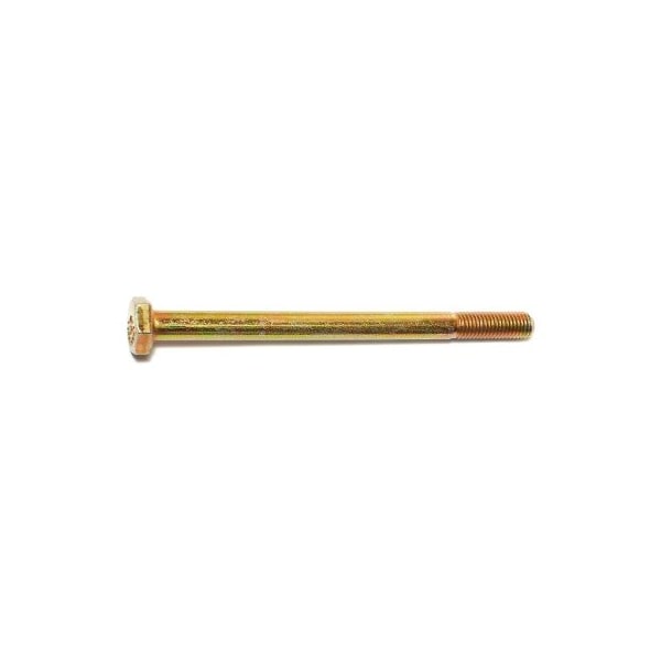 Midwest Fastener Grade 8, 1/4"-28 Hex Head Cap Screw, Zinc Yellow Steel, 3-1/2 in L, 50 PK 00836 - main